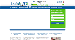 Desktop Screenshot of irsaudittax.com