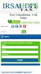 Mobile Screenshot of irsaudittax.com
